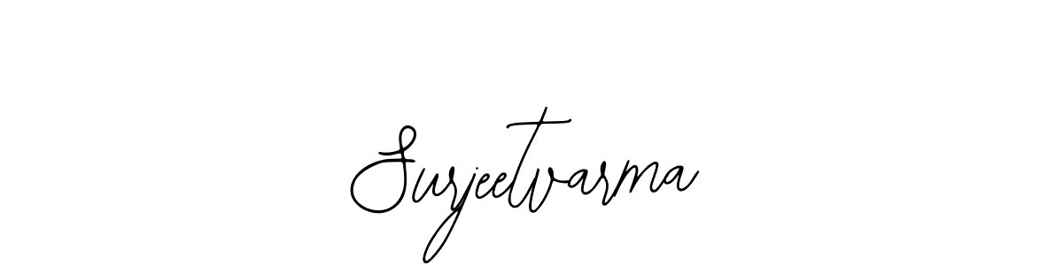 The best way (Bearetta-2O07w) to make a short signature is to pick only two or three words in your name. The name Surjeetvarma include a total of six letters. For converting this name. Surjeetvarma signature style 12 images and pictures png