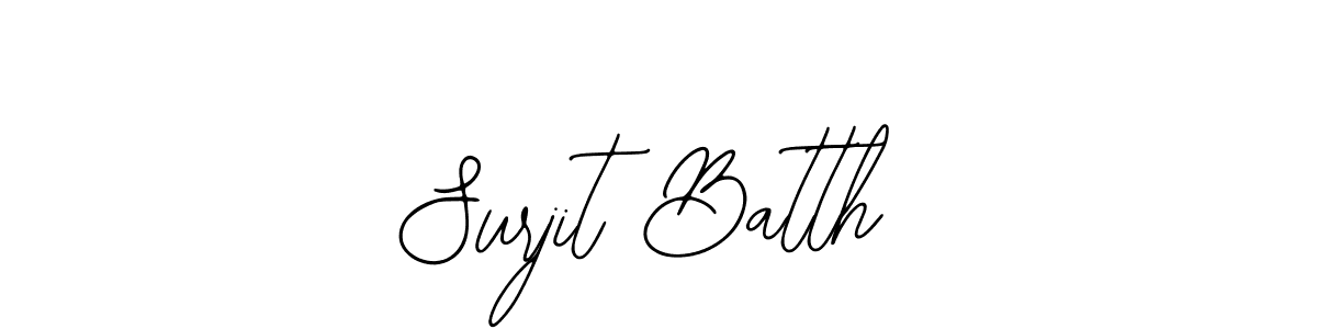 Surjit Batth stylish signature style. Best Handwritten Sign (Bearetta-2O07w) for my name. Handwritten Signature Collection Ideas for my name Surjit Batth. Surjit Batth signature style 12 images and pictures png