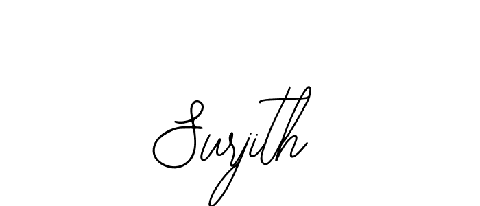 How to Draw Surjith signature style? Bearetta-2O07w is a latest design signature styles for name Surjith. Surjith signature style 12 images and pictures png