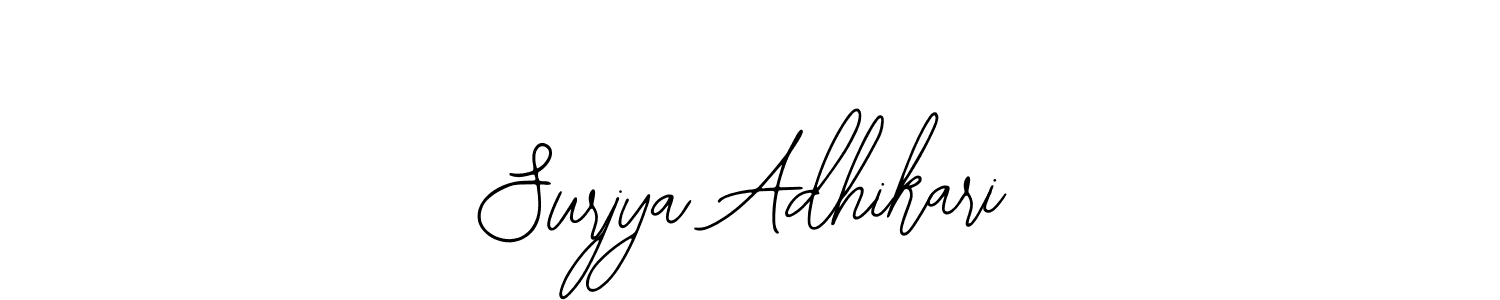Make a short Surjya Adhikari signature style. Manage your documents anywhere anytime using Bearetta-2O07w. Create and add eSignatures, submit forms, share and send files easily. Surjya Adhikari signature style 12 images and pictures png