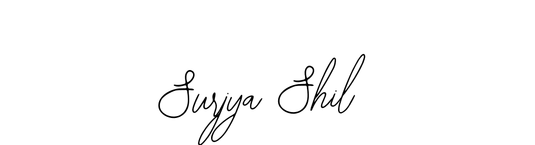 Make a beautiful signature design for name Surjya Shil. Use this online signature maker to create a handwritten signature for free. Surjya Shil signature style 12 images and pictures png
