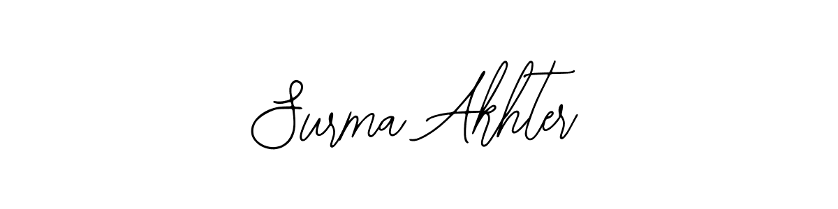 Make a beautiful signature design for name Surma Akhter. Use this online signature maker to create a handwritten signature for free. Surma Akhter signature style 12 images and pictures png