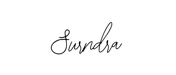 Use a signature maker to create a handwritten signature online. With this signature software, you can design (Bearetta-2O07w) your own signature for name Surndra. Surndra signature style 12 images and pictures png