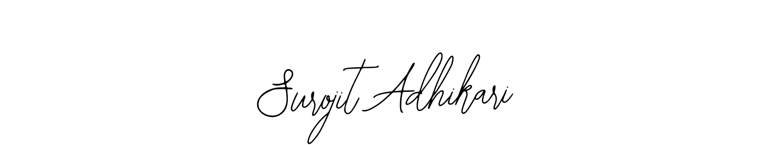 Use a signature maker to create a handwritten signature online. With this signature software, you can design (Bearetta-2O07w) your own signature for name Surojit Adhikari. Surojit Adhikari signature style 12 images and pictures png