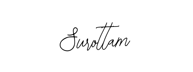 You should practise on your own different ways (Bearetta-2O07w) to write your name (Surottam) in signature. don't let someone else do it for you. Surottam signature style 12 images and pictures png