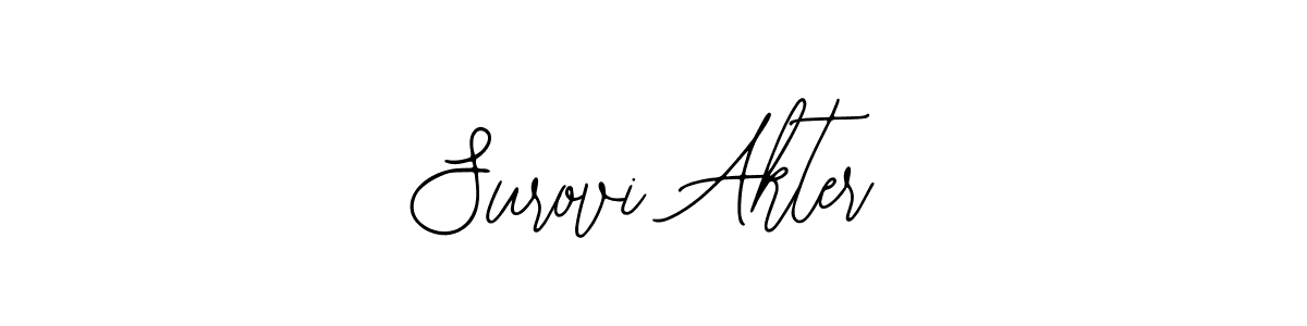 How to make Surovi Akter signature? Bearetta-2O07w is a professional autograph style. Create handwritten signature for Surovi Akter name. Surovi Akter signature style 12 images and pictures png