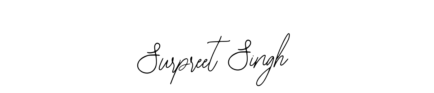 Bearetta-2O07w is a professional signature style that is perfect for those who want to add a touch of class to their signature. It is also a great choice for those who want to make their signature more unique. Get Surpreet Singh name to fancy signature for free. Surpreet Singh signature style 12 images and pictures png