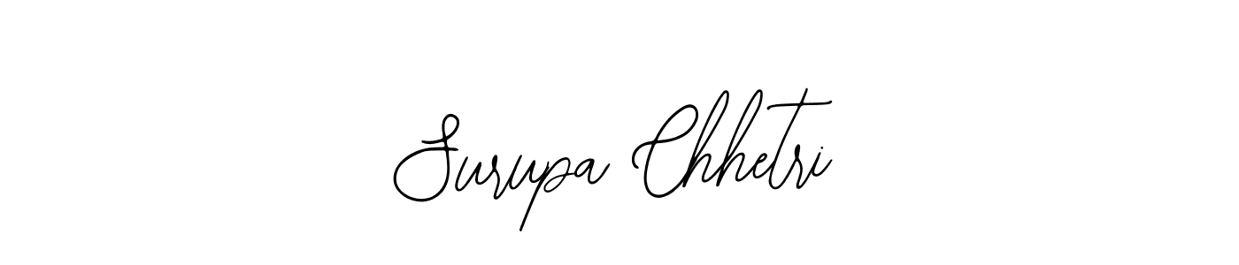 How to make Surupa Chhetri name signature. Use Bearetta-2O07w style for creating short signs online. This is the latest handwritten sign. Surupa Chhetri signature style 12 images and pictures png