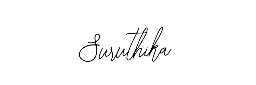 Create a beautiful signature design for name Suruthika. With this signature (Bearetta-2O07w) fonts, you can make a handwritten signature for free. Suruthika signature style 12 images and pictures png