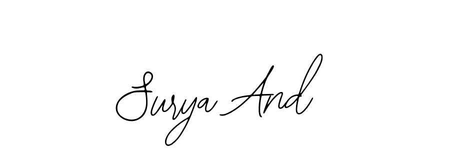 Create a beautiful signature design for name Surya And. With this signature (Bearetta-2O07w) fonts, you can make a handwritten signature for free. Surya And signature style 12 images and pictures png