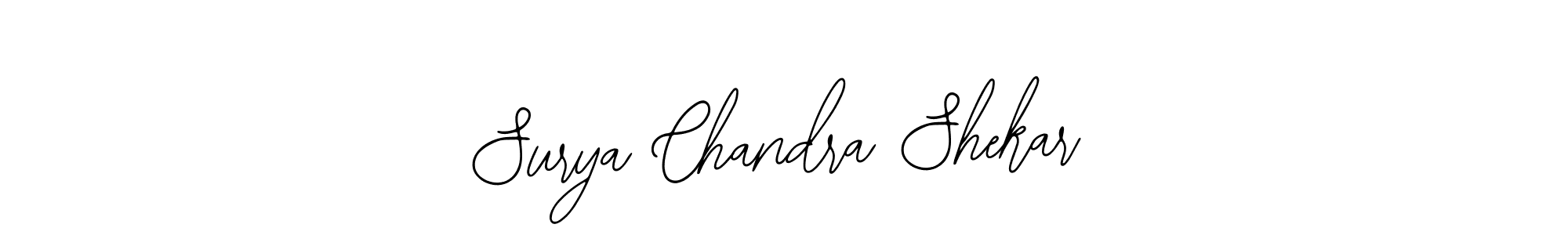 Make a beautiful signature design for name Surya Chandra Shekar. With this signature (Bearetta-2O07w) style, you can create a handwritten signature for free. Surya Chandra Shekar signature style 12 images and pictures png