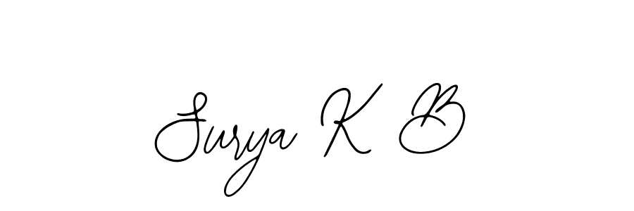 Create a beautiful signature design for name Surya K B. With this signature (Bearetta-2O07w) fonts, you can make a handwritten signature for free. Surya K B signature style 12 images and pictures png