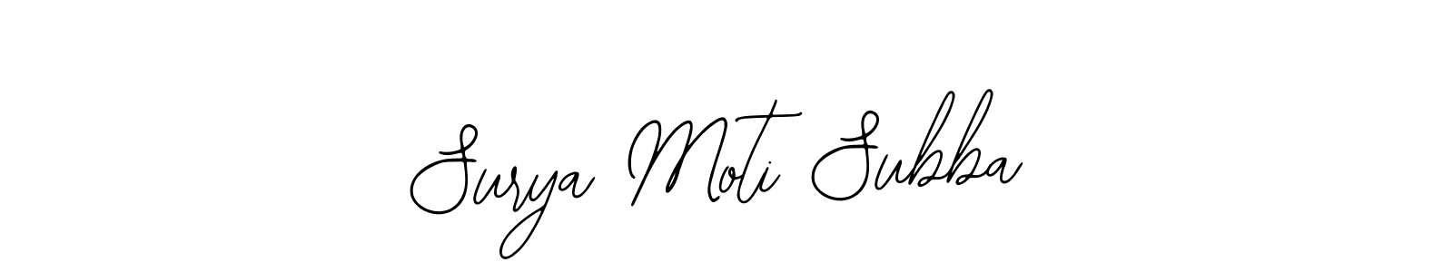 Use a signature maker to create a handwritten signature online. With this signature software, you can design (Bearetta-2O07w) your own signature for name Surya Moti Subba. Surya Moti Subba signature style 12 images and pictures png