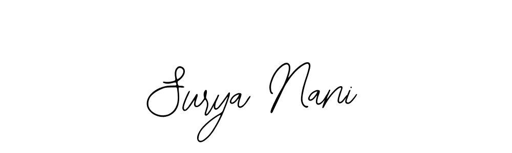 Use a signature maker to create a handwritten signature online. With this signature software, you can design (Bearetta-2O07w) your own signature for name Surya Nani. Surya Nani signature style 12 images and pictures png
