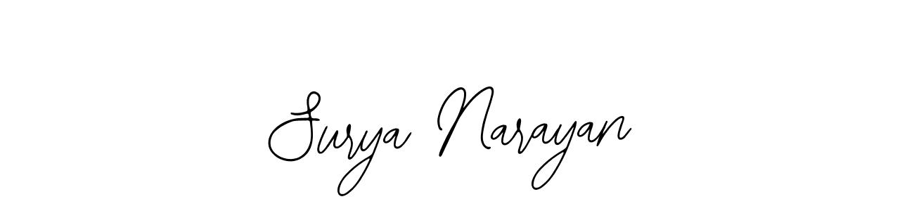 Use a signature maker to create a handwritten signature online. With this signature software, you can design (Bearetta-2O07w) your own signature for name Surya Narayan. Surya Narayan signature style 12 images and pictures png