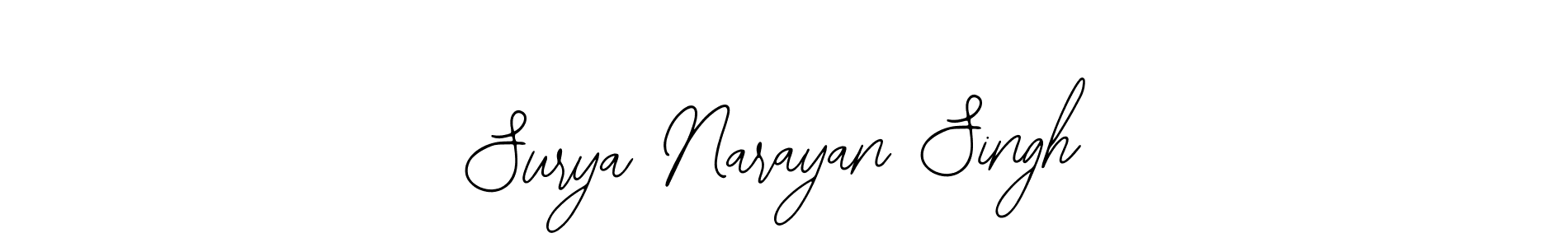 Also You can easily find your signature by using the search form. We will create Surya Narayan Singh name handwritten signature images for you free of cost using Bearetta-2O07w sign style. Surya Narayan Singh signature style 12 images and pictures png