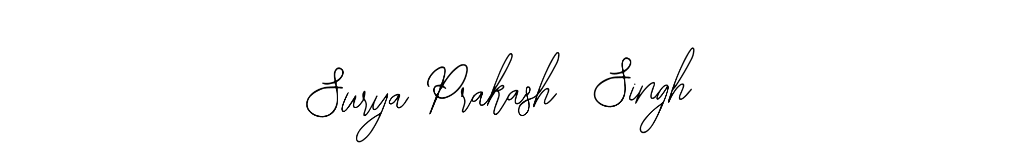 Use a signature maker to create a handwritten signature online. With this signature software, you can design (Bearetta-2O07w) your own signature for name Surya Prakash  Singh. Surya Prakash  Singh signature style 12 images and pictures png