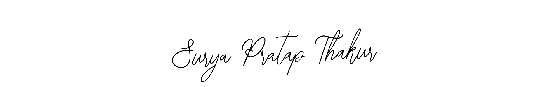 You should practise on your own different ways (Bearetta-2O07w) to write your name (Surya Pratap Thakur) in signature. don't let someone else do it for you. Surya Pratap Thakur signature style 12 images and pictures png