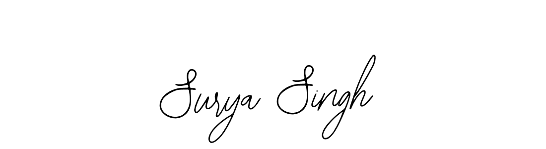 Design your own signature with our free online signature maker. With this signature software, you can create a handwritten (Bearetta-2O07w) signature for name Surya Singh. Surya Singh signature style 12 images and pictures png