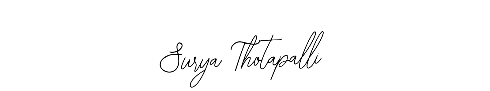 This is the best signature style for the Surya Thotapalli name. Also you like these signature font (Bearetta-2O07w). Mix name signature. Surya Thotapalli signature style 12 images and pictures png
