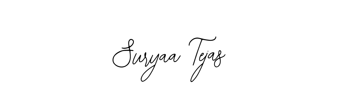 Make a beautiful signature design for name Suryaa Tejas. With this signature (Bearetta-2O07w) style, you can create a handwritten signature for free. Suryaa Tejas signature style 12 images and pictures png