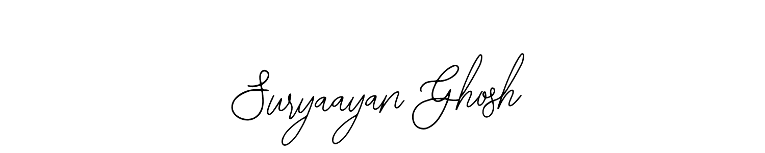 Bearetta-2O07w is a professional signature style that is perfect for those who want to add a touch of class to their signature. It is also a great choice for those who want to make their signature more unique. Get Suryaayan Ghosh name to fancy signature for free. Suryaayan Ghosh signature style 12 images and pictures png