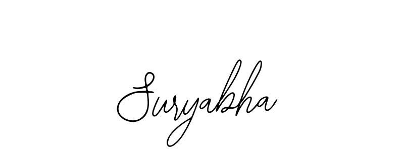 Also we have Suryabha name is the best signature style. Create professional handwritten signature collection using Bearetta-2O07w autograph style. Suryabha signature style 12 images and pictures png