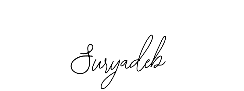 How to make Suryadeb signature? Bearetta-2O07w is a professional autograph style. Create handwritten signature for Suryadeb name. Suryadeb signature style 12 images and pictures png