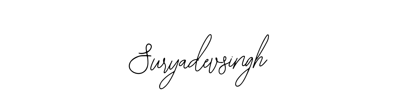 Design your own signature with our free online signature maker. With this signature software, you can create a handwritten (Bearetta-2O07w) signature for name Suryadevsingh. Suryadevsingh signature style 12 images and pictures png