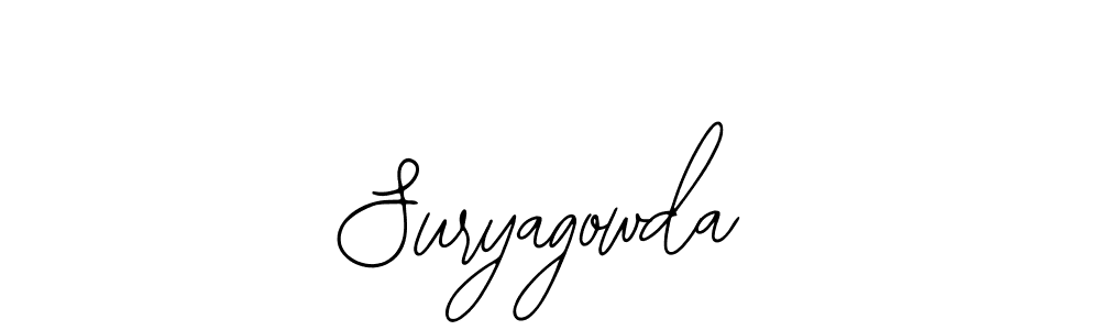 Suryagowda stylish signature style. Best Handwritten Sign (Bearetta-2O07w) for my name. Handwritten Signature Collection Ideas for my name Suryagowda. Suryagowda signature style 12 images and pictures png
