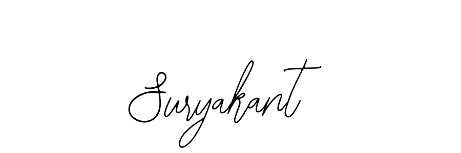 How to make Suryakant name signature. Use Bearetta-2O07w style for creating short signs online. This is the latest handwritten sign. Suryakant signature style 12 images and pictures png