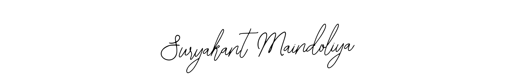 Also You can easily find your signature by using the search form. We will create Suryakant Maindoliya name handwritten signature images for you free of cost using Bearetta-2O07w sign style. Suryakant Maindoliya signature style 12 images and pictures png