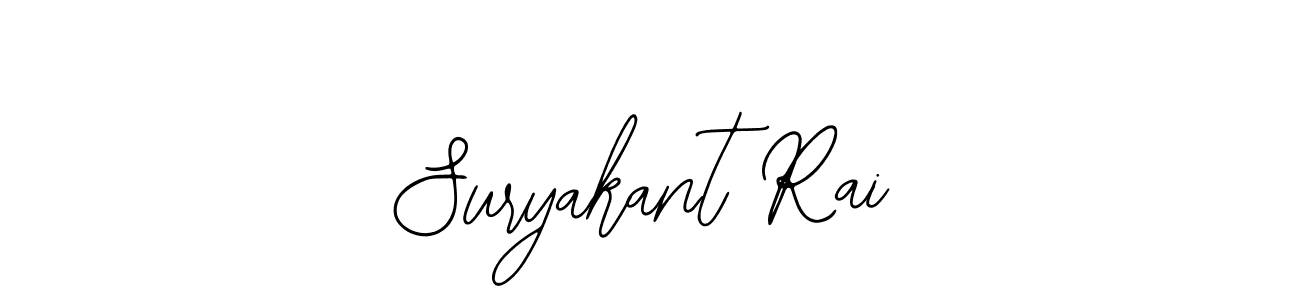 You should practise on your own different ways (Bearetta-2O07w) to write your name (Suryakant Rai) in signature. don't let someone else do it for you. Suryakant Rai signature style 12 images and pictures png