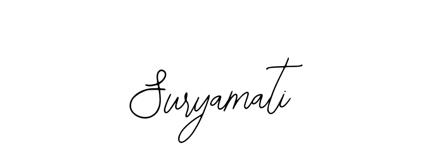 You should practise on your own different ways (Bearetta-2O07w) to write your name (Suryamati) in signature. don't let someone else do it for you. Suryamati signature style 12 images and pictures png