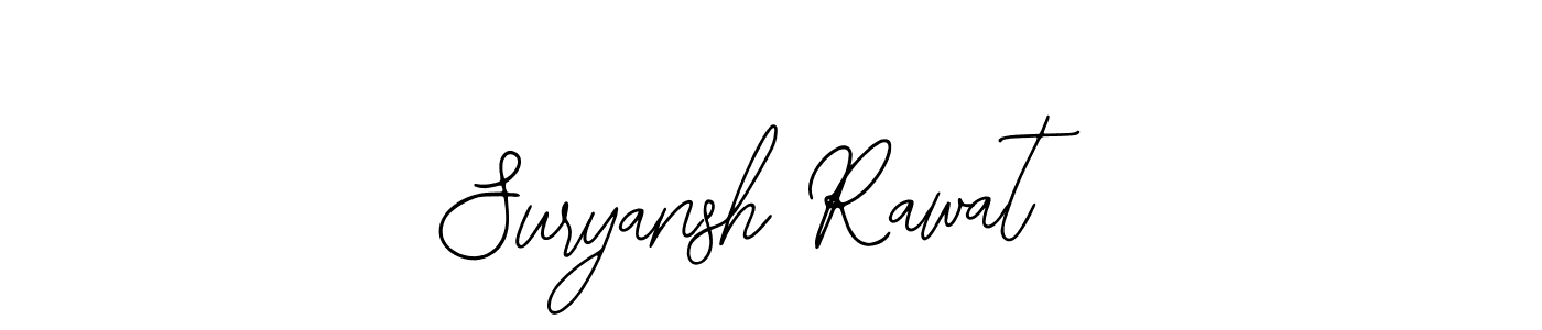 Design your own signature with our free online signature maker. With this signature software, you can create a handwritten (Bearetta-2O07w) signature for name Suryansh Rawat. Suryansh Rawat signature style 12 images and pictures png