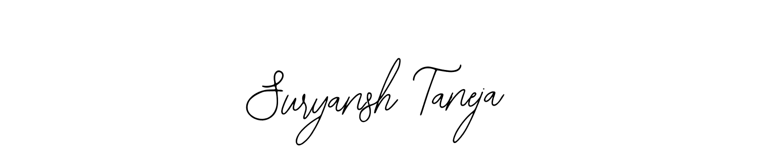 Suryansh Taneja stylish signature style. Best Handwritten Sign (Bearetta-2O07w) for my name. Handwritten Signature Collection Ideas for my name Suryansh Taneja. Suryansh Taneja signature style 12 images and pictures png