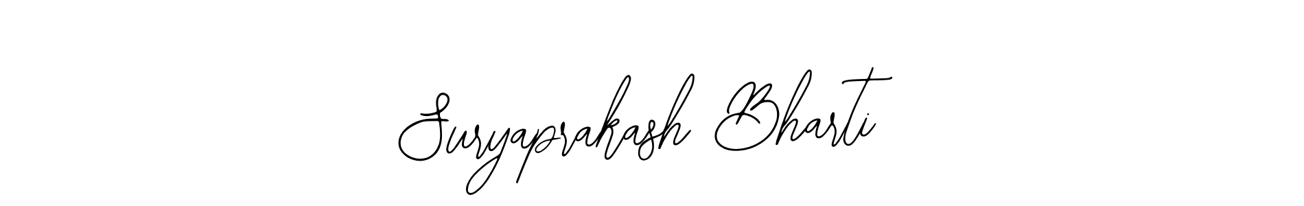 You can use this online signature creator to create a handwritten signature for the name Suryaprakash Bharti. This is the best online autograph maker. Suryaprakash Bharti signature style 12 images and pictures png