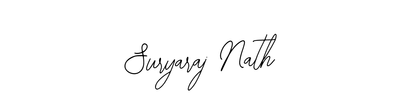 Use a signature maker to create a handwritten signature online. With this signature software, you can design (Bearetta-2O07w) your own signature for name Suryaraj Nath. Suryaraj Nath signature style 12 images and pictures png