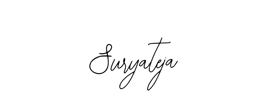 How to make Suryateja signature? Bearetta-2O07w is a professional autograph style. Create handwritten signature for Suryateja name. Suryateja signature style 12 images and pictures png