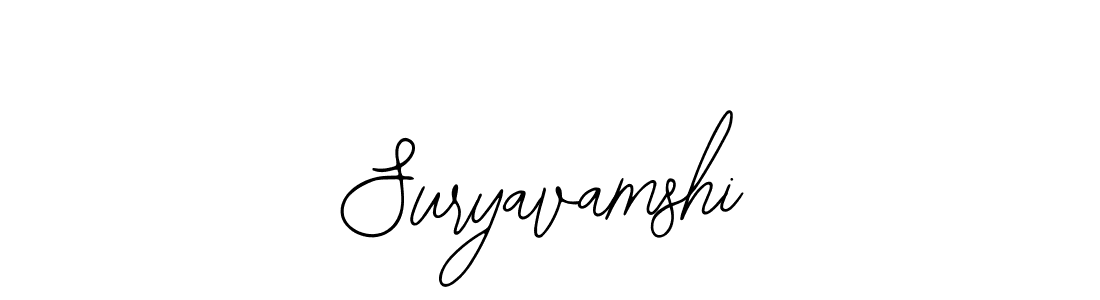 You should practise on your own different ways (Bearetta-2O07w) to write your name (Suryavamshi) in signature. don't let someone else do it for you. Suryavamshi signature style 12 images and pictures png