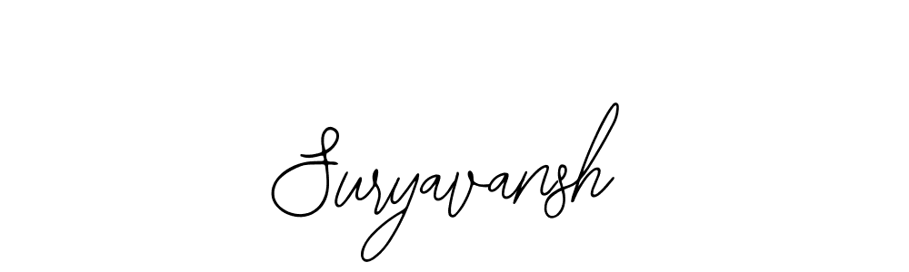 Create a beautiful signature design for name Suryavansh. With this signature (Bearetta-2O07w) fonts, you can make a handwritten signature for free. Suryavansh signature style 12 images and pictures png