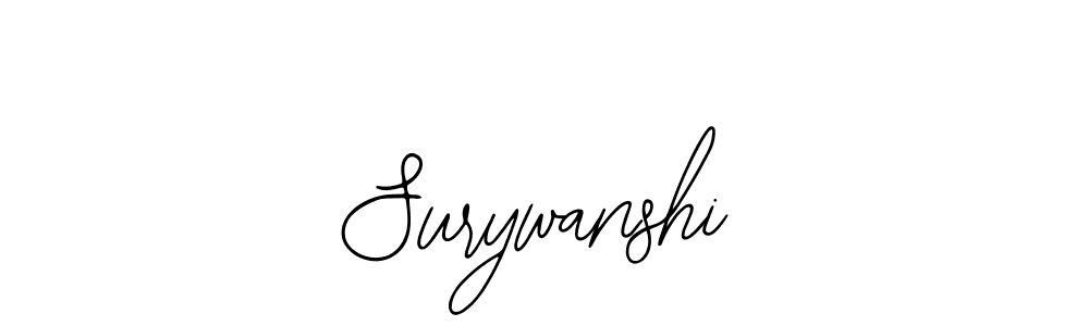 Use a signature maker to create a handwritten signature online. With this signature software, you can design (Bearetta-2O07w) your own signature for name Surywanshi. Surywanshi signature style 12 images and pictures png