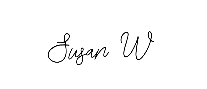 How to Draw Susan W signature style? Bearetta-2O07w is a latest design signature styles for name Susan W. Susan W signature style 12 images and pictures png
