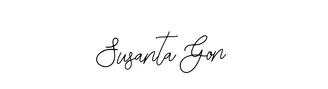 Bearetta-2O07w is a professional signature style that is perfect for those who want to add a touch of class to their signature. It is also a great choice for those who want to make their signature more unique. Get Susanta Gon name to fancy signature for free. Susanta Gon signature style 12 images and pictures png