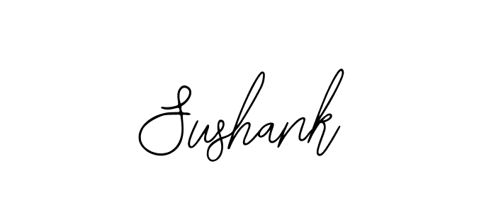 You should practise on your own different ways (Bearetta-2O07w) to write your name (Sushank) in signature. don't let someone else do it for you. Sushank signature style 12 images and pictures png