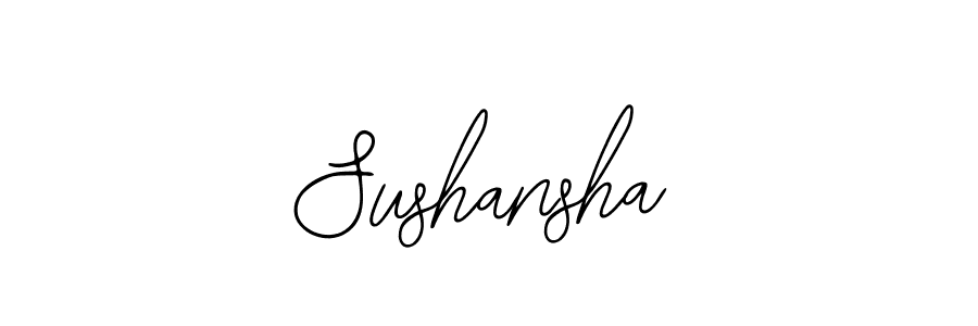 Design your own signature with our free online signature maker. With this signature software, you can create a handwritten (Bearetta-2O07w) signature for name Sushansha. Sushansha signature style 12 images and pictures png
