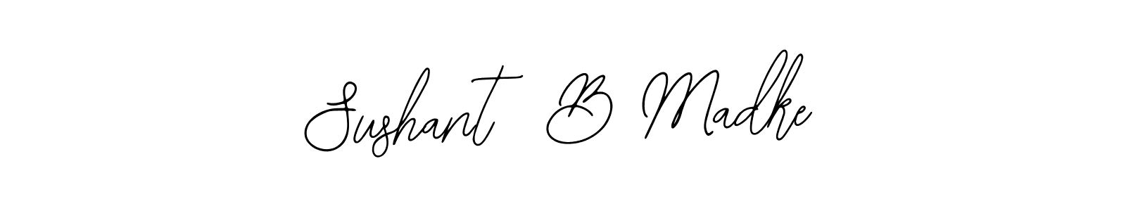 Also we have Sushant  B Madke name is the best signature style. Create professional handwritten signature collection using Bearetta-2O07w autograph style. Sushant  B Madke signature style 12 images and pictures png