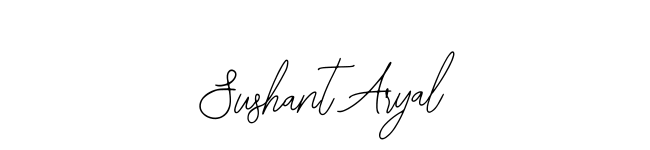 This is the best signature style for the Sushant Aryal name. Also you like these signature font (Bearetta-2O07w). Mix name signature. Sushant Aryal signature style 12 images and pictures png