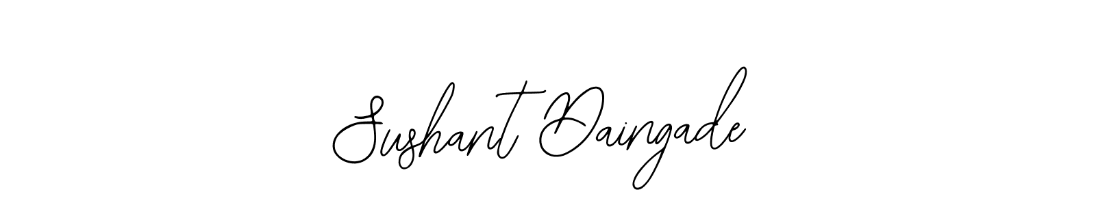 How to make Sushant Daingade name signature. Use Bearetta-2O07w style for creating short signs online. This is the latest handwritten sign. Sushant Daingade signature style 12 images and pictures png