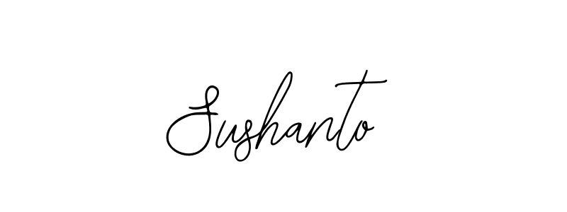 The best way (Bearetta-2O07w) to make a short signature is to pick only two or three words in your name. The name Sushanto include a total of six letters. For converting this name. Sushanto signature style 12 images and pictures png